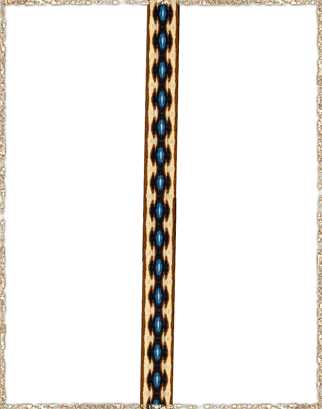 Brettchenborte schokobraun natur nachtblau taubenblau